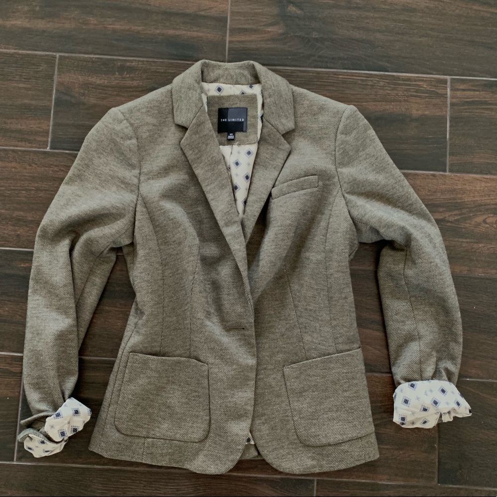 The Limited tweed blazer